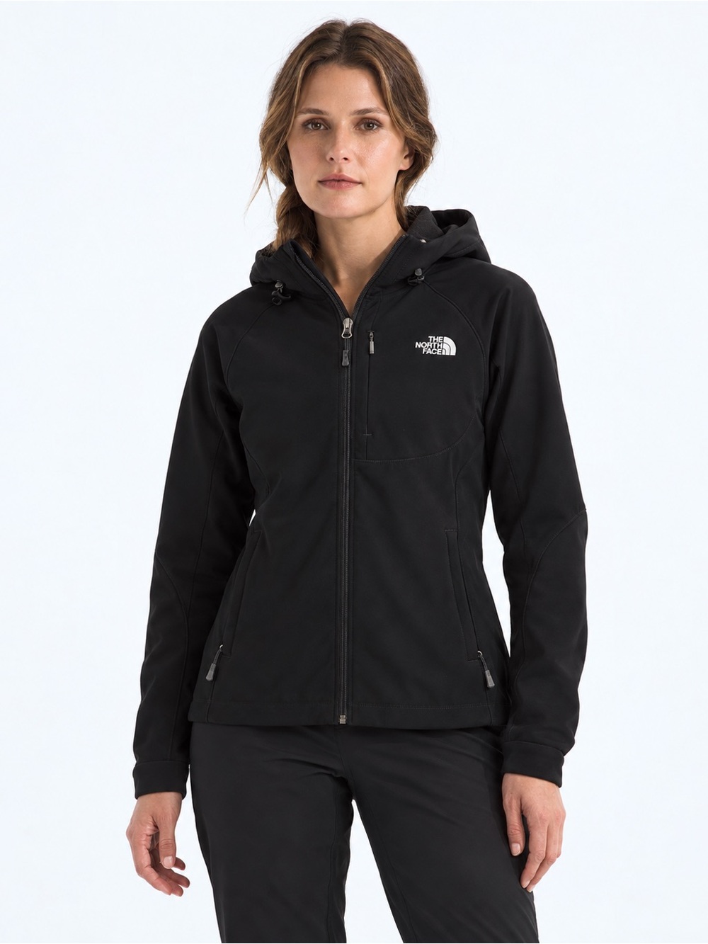 The North Face Women's Barr Lake Hoodie Softshell Jacket Coat L